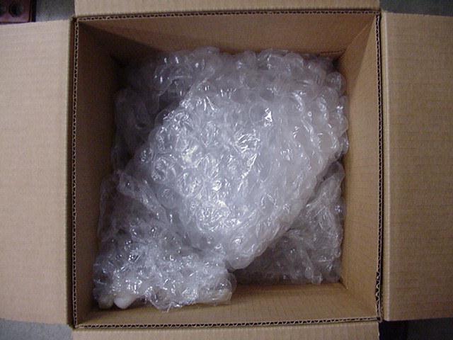 box of bubble wrap